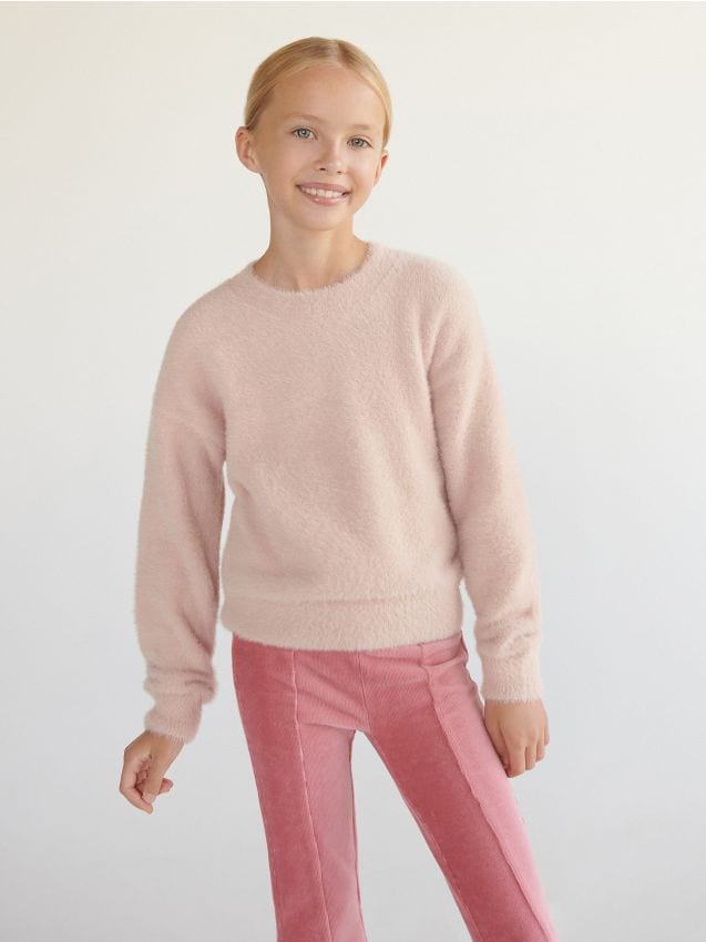 GIRLS` SWEATER - RESERVED