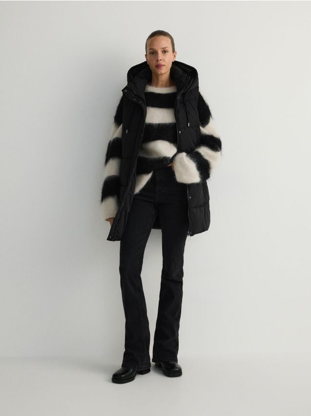 Quilted vest with hood - RESERVED