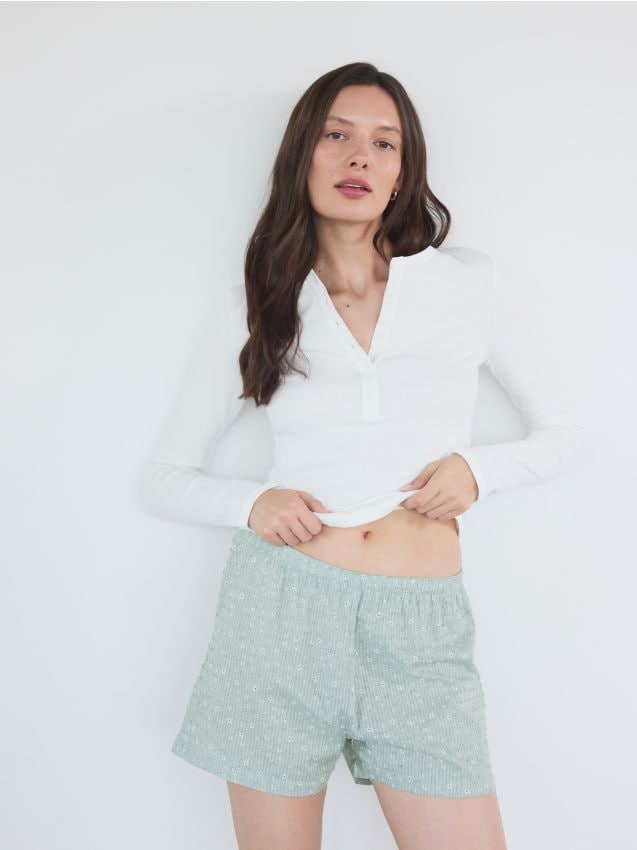 2-pack pyjama shorts - RESERVED