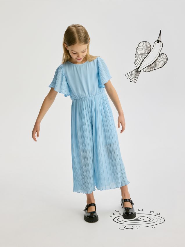 Short-sleeved jumpsuit - RESERVED
