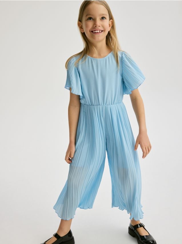 Short-sleeved jumpsuit - RESERVED