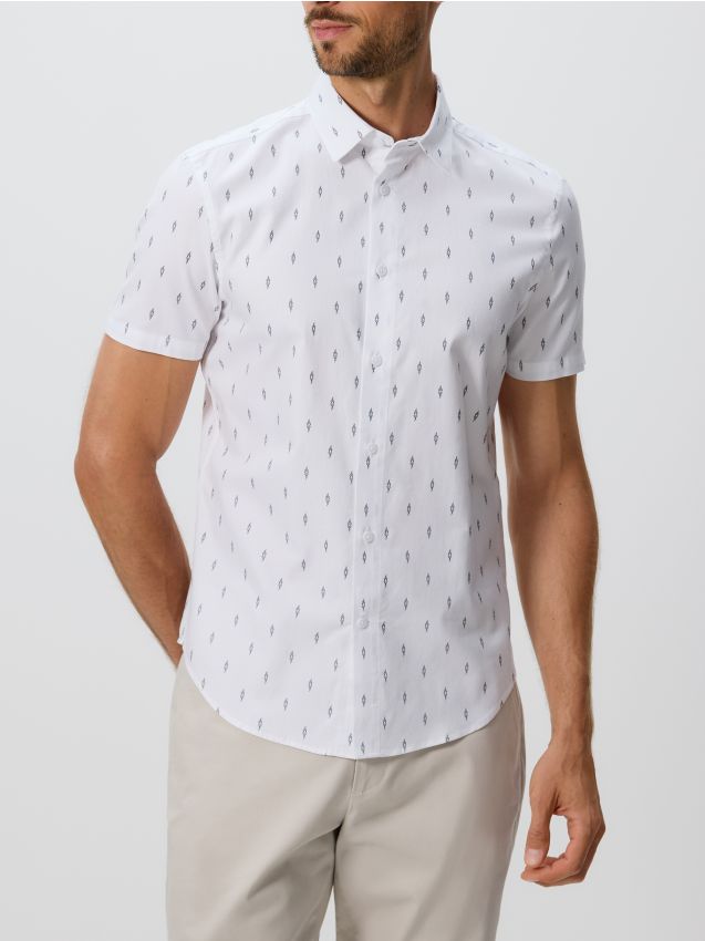 Bomuldsskjorte i slim fit - RESERVED