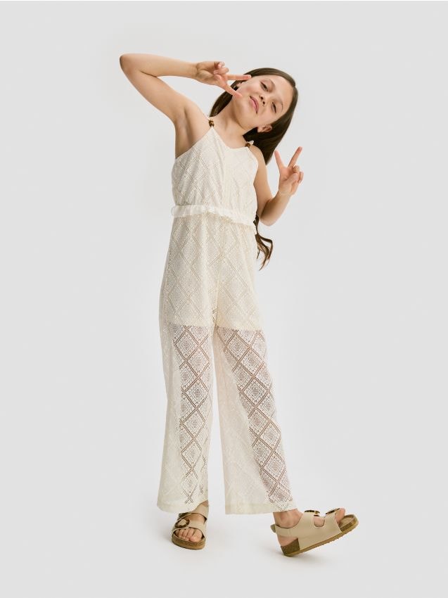Openwork playsuit - RESERVED