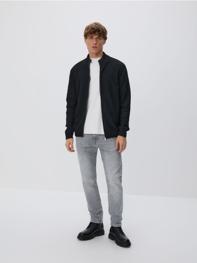 Jean slim à effet délavé - RESERVED