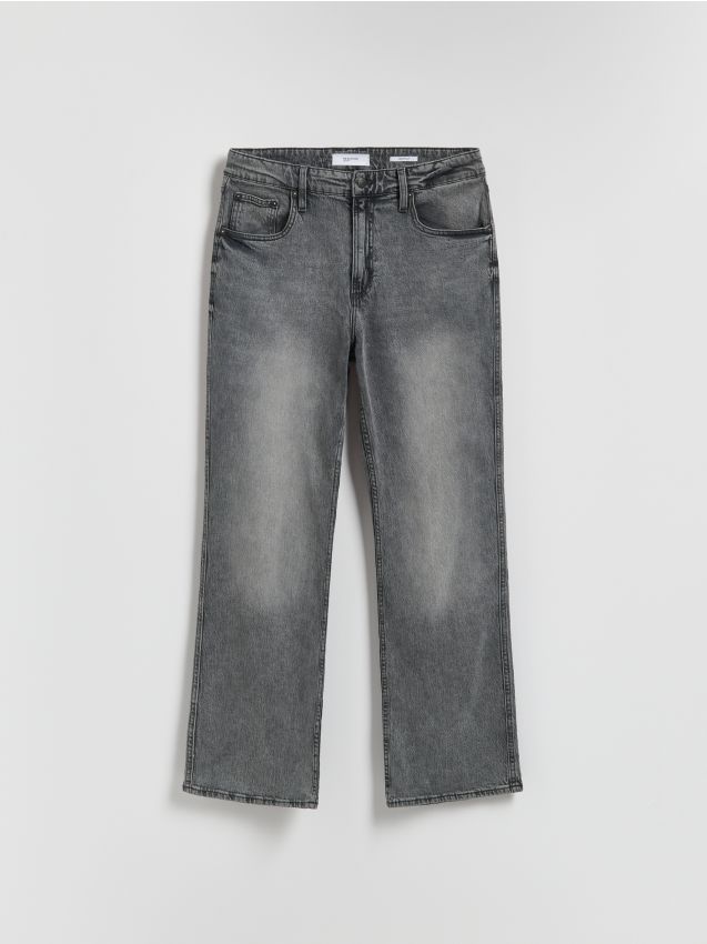 Jean bootcut effet délavé - RESERVED