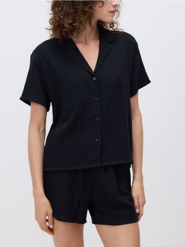Two-piece muslin pajama set - RESERVED
