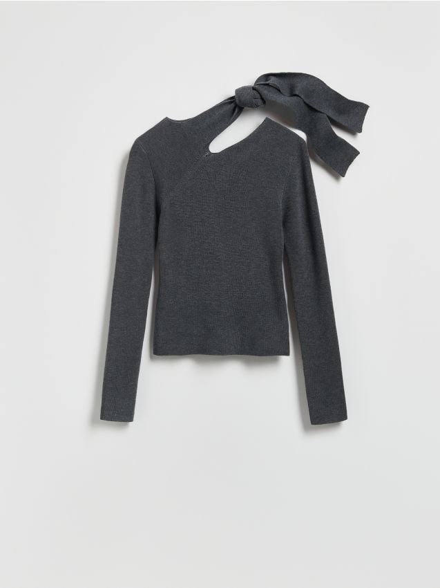 Reserved - LADIES` SWEATER - gri-închis