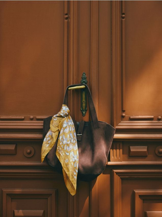 Sac shopper en daim synthétique - RESERVED