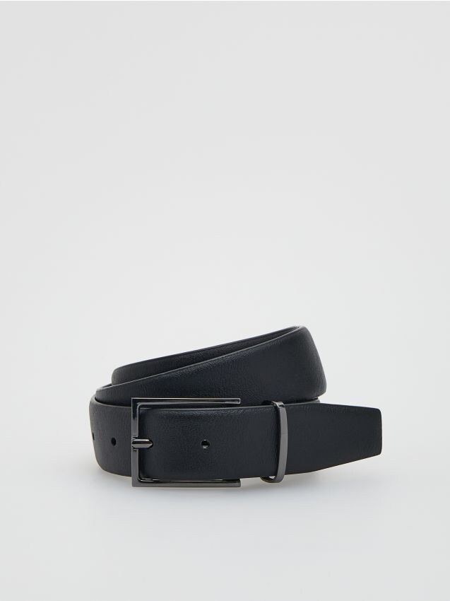 Accessories Belts Leather Belts Trussardi Leather Belt black-natural white casual look 
