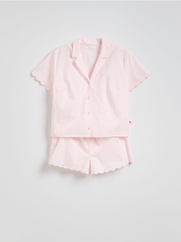 Reserved - LADIES` PYJAMA - roz-pastel