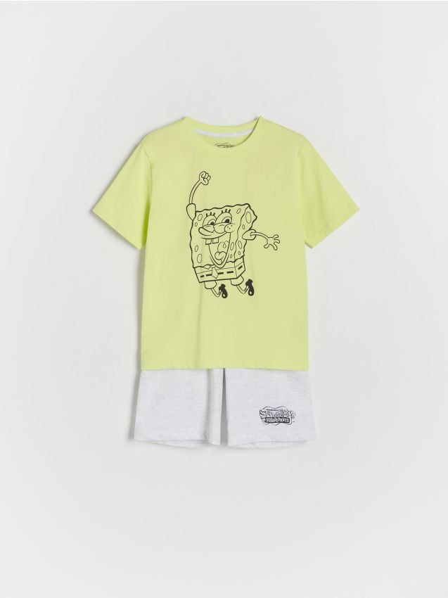 Reserved - boys` pyjama - verde-gălbui