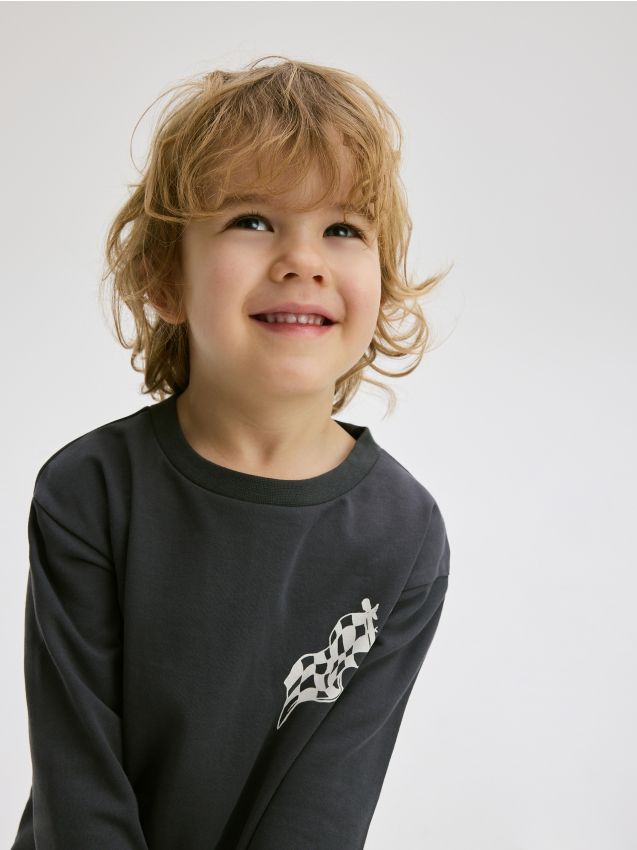T-shirt en coton à manches longues Volkswagen - RESERVED