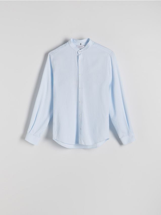 Reserved - men`s shirt - acvamarin