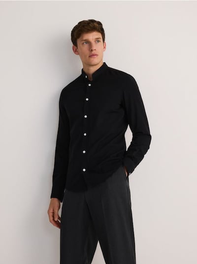 Hemd im Slim-Fit aus ägyptischer Baumwolle