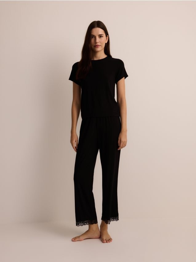 Two piece viscose pyjama set - RESERVED