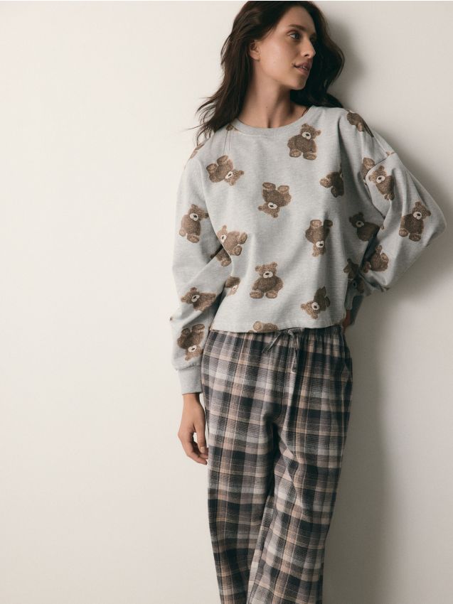 Two piece printed pyjama set - RESERVED