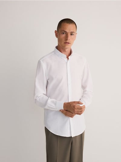 Regular fit cotton shirt