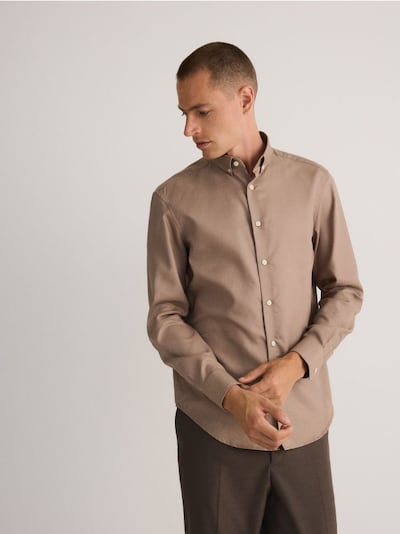 Regular fit cotton shirt