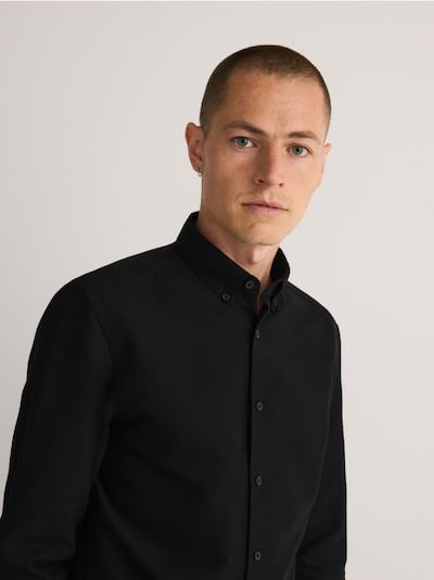 Regular fit cotton shirt