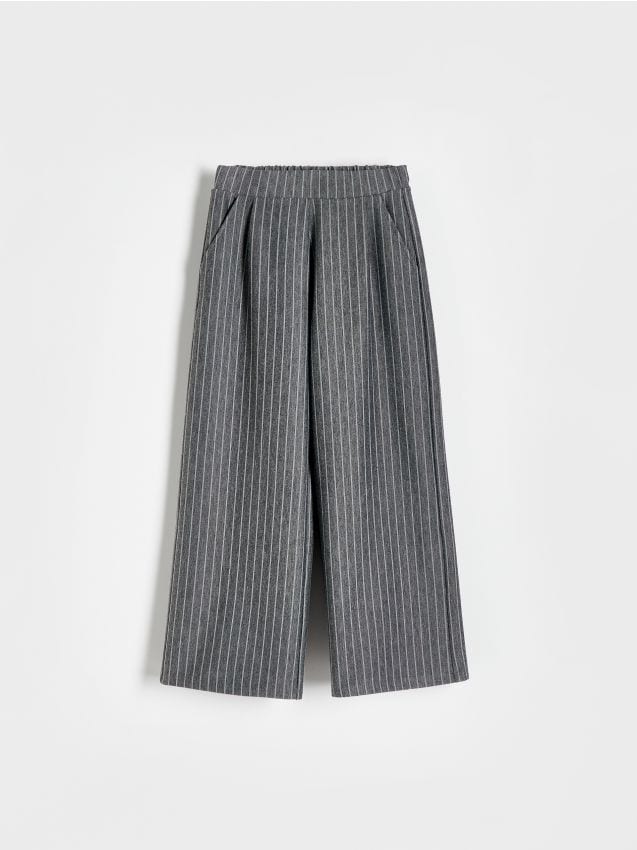 Stripe wide leg trousers - RESERVED