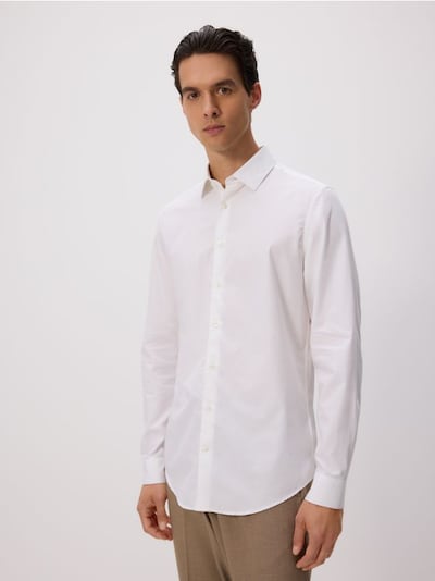 Hemd im Slim-Fit aus ägyptischer Baumwolle