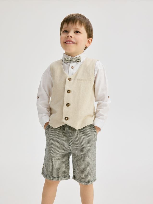 Elegante set met vlinderdas - RESERVED