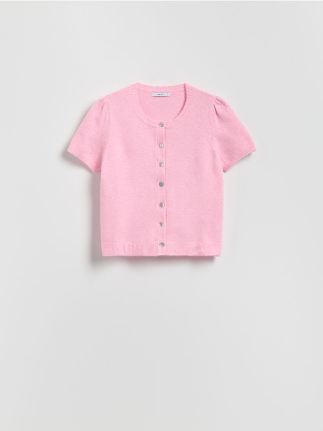 Short sleeve cardigan - RESERVED