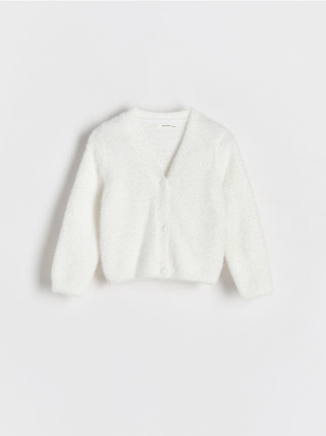 Vest van zachte breistof - RESERVED