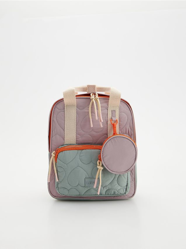 Reserved - CHILDREN`S RUCKSACK & PENDANT - lavand