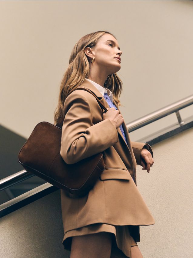 Reserved Reserved - Δερμάτινη τσάντα ώμου