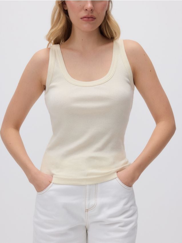 Cotton rich cami top - RESERVED