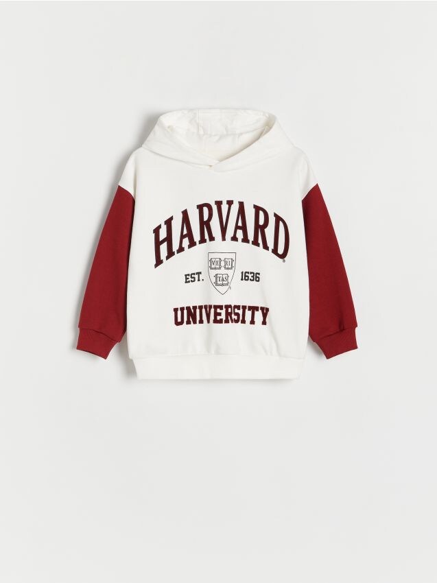 Reserved - bluză sport harvard - crem
