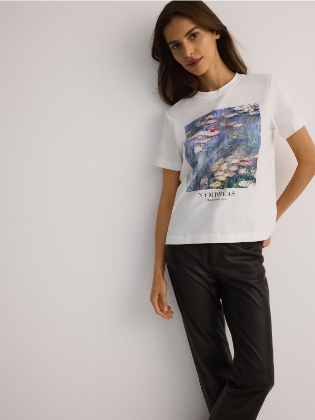 T-shirt with print - RESERVED