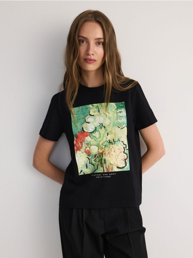 T-shirt with print - RESERVED