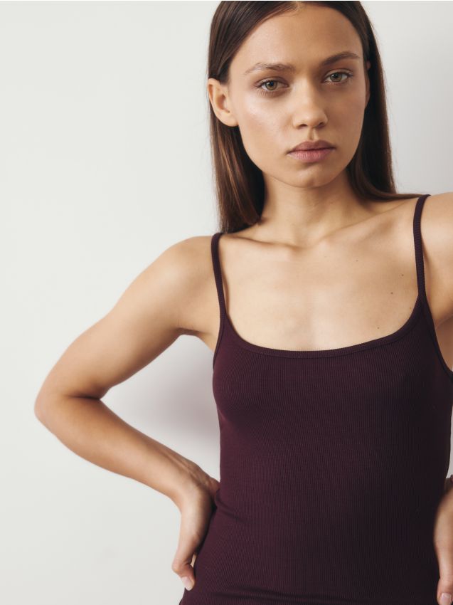 Jersey top with straps - RESERVED