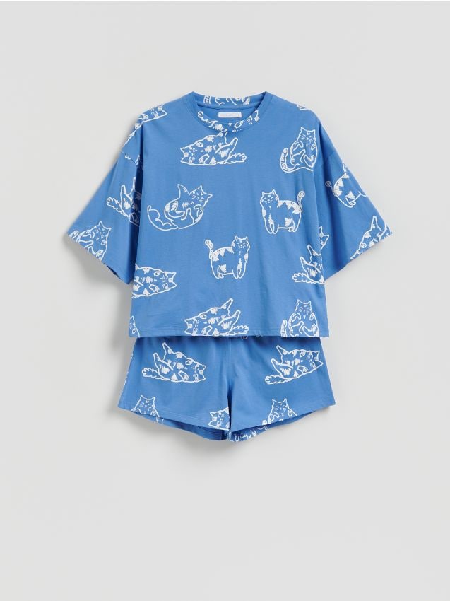 Two piece cotton pyjama set - RESERVED