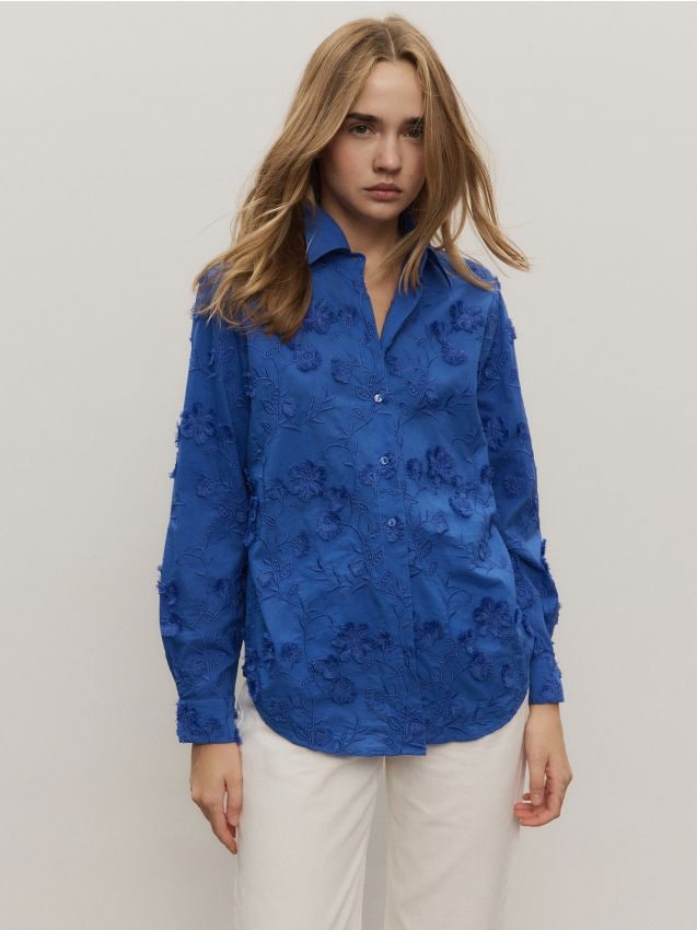 Blouse with embroidery - RESERVED