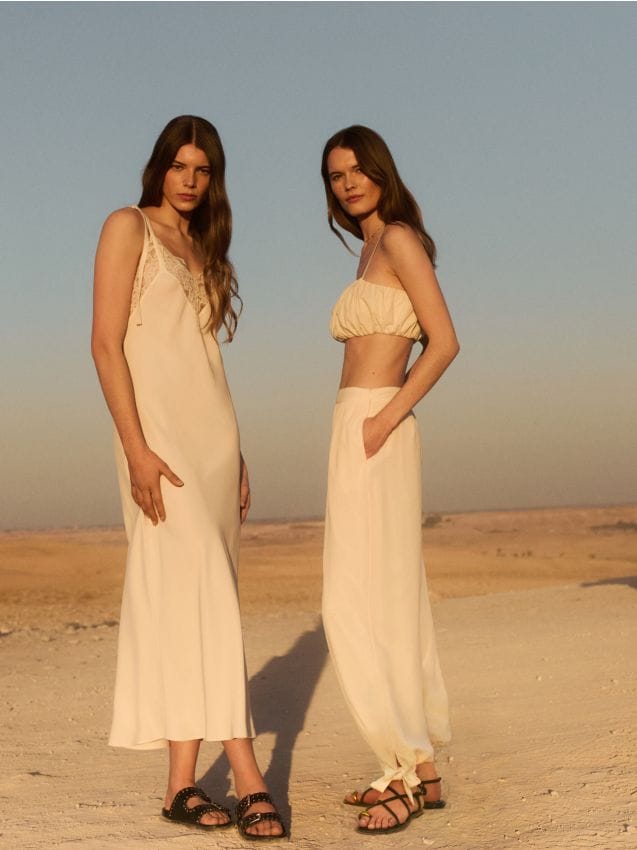 Dress with lace detailing - RESERVED