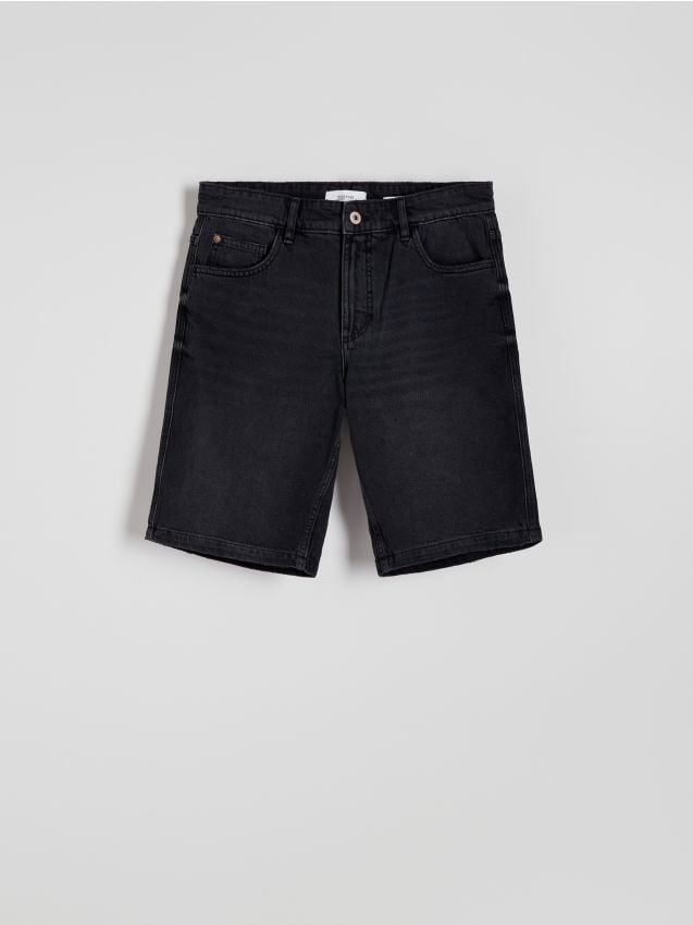 Reserved - pantaloni scurți din denim regular - gri