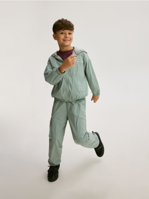 Polyamide parachute trousers - RESERVED