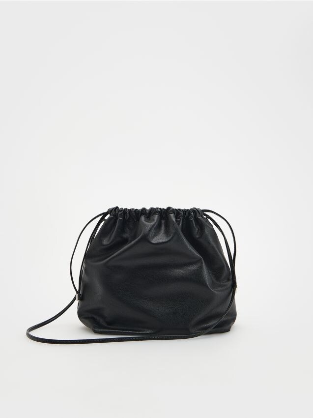 Reserved - geantă bucket - negru