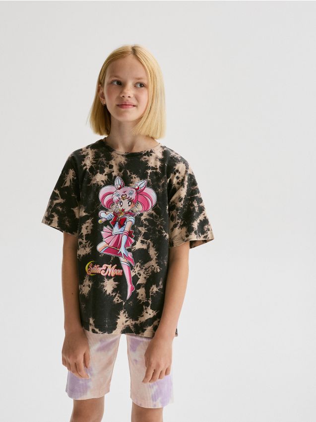 Reserved - tricou sailor moon - negru