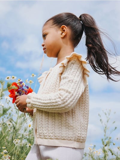 Knit cardigan