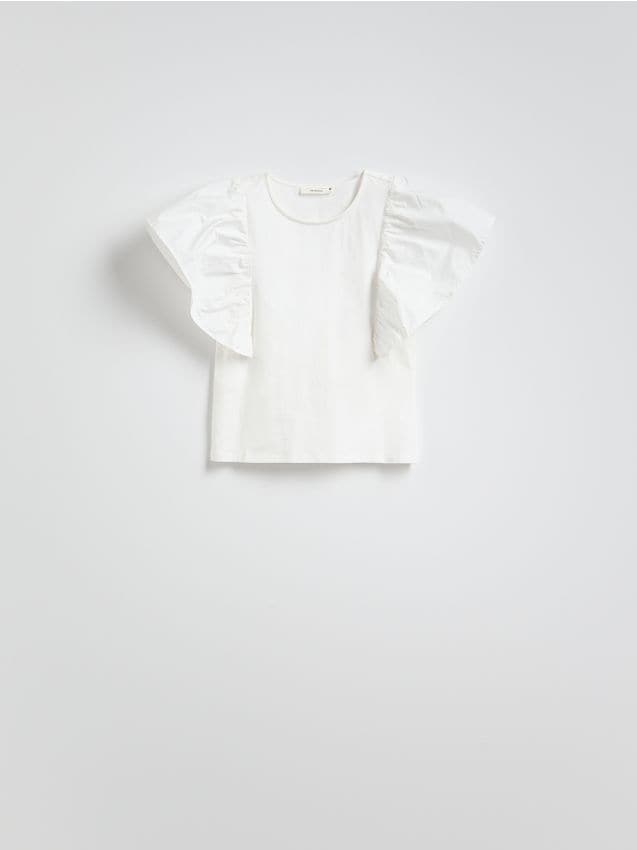 Reserved - LADIES` BLOUSE - alb