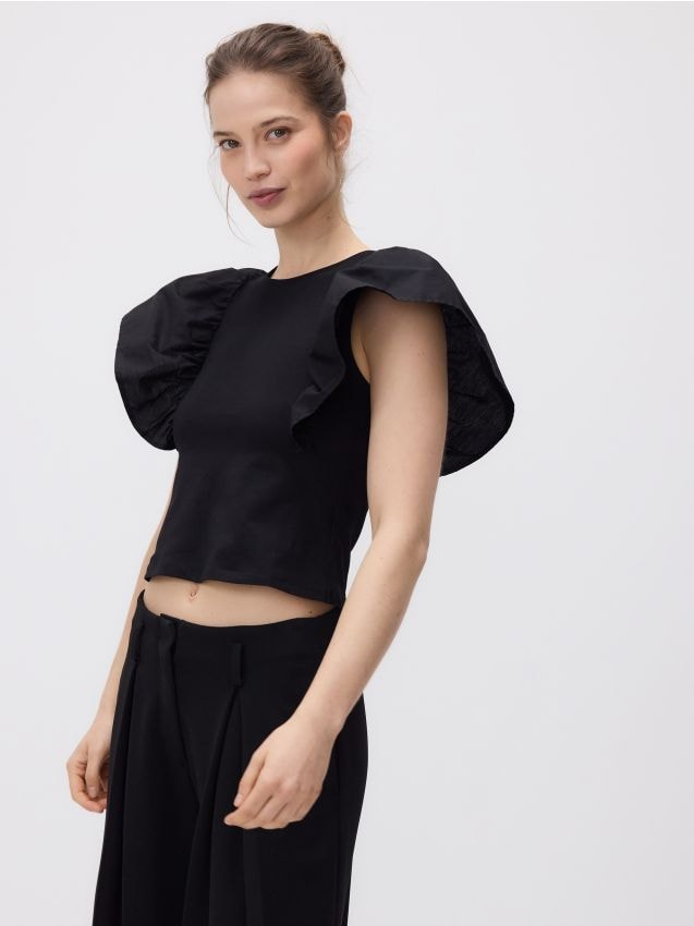 Top with frills - RESERVED