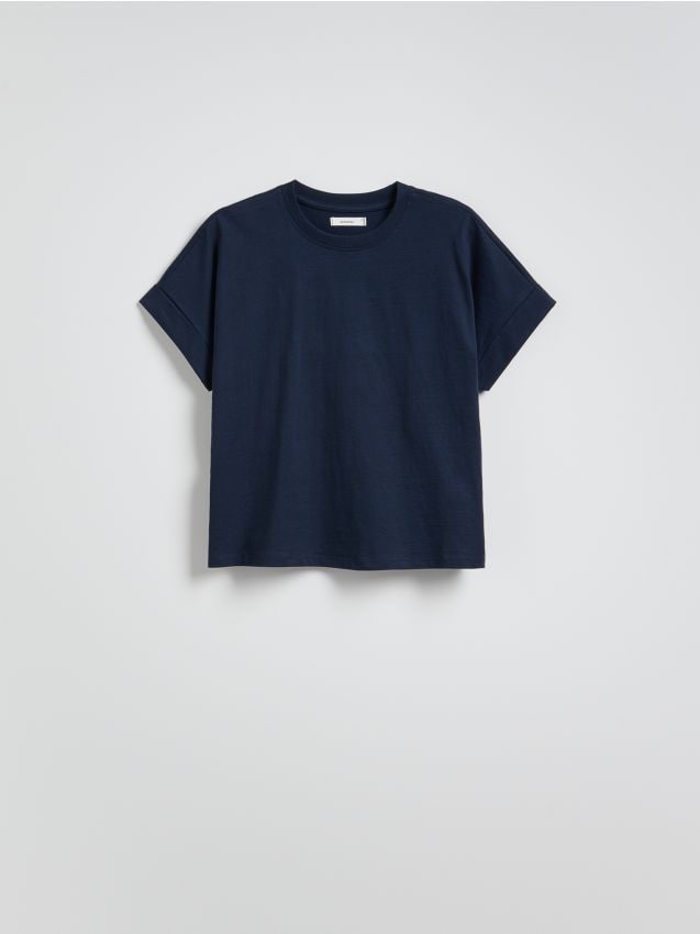 Reserved - Tricou kimono - bleumarin