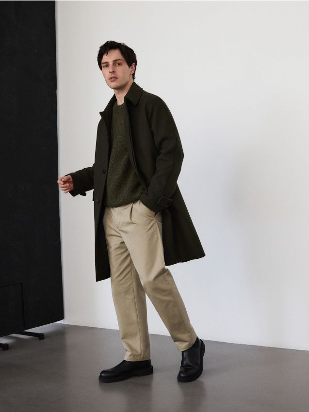 Straight cotton pants - RESERVED