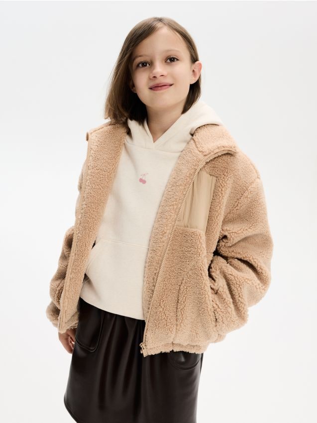 Faux shearling jacket - RESERVED