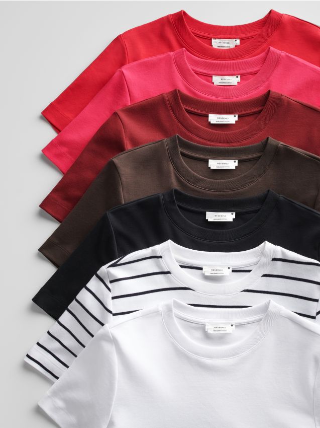 Reserved - Tricou regular fit din bumbac mercerizat - roșu Reserved - Tricou regular fit din bumbac mercerizat - roșu