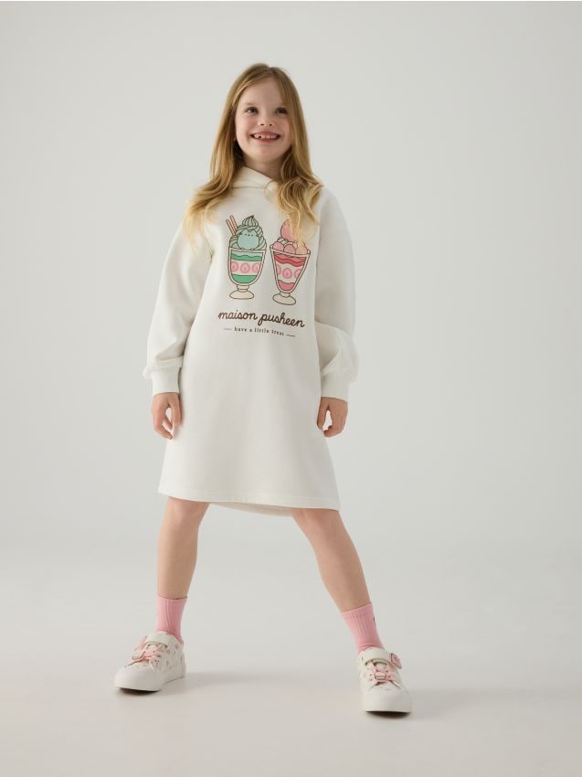 Pusheen dress with scented print - RESERVED